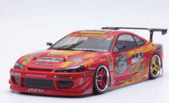 1/10th Scale D1 Spec HKS HIPER SILVIA Drift Body