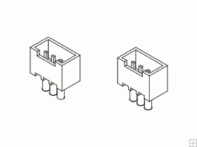 SGC-51M Balance Connector 2S (JST-XH) Male 2pcs