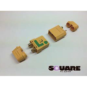 SGC-63 Large Anti-Spark Connector XT-90S (Male, Female 1 pair)