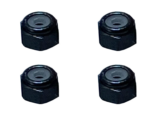 SGE-02BK Aluminum nylon nut (black)