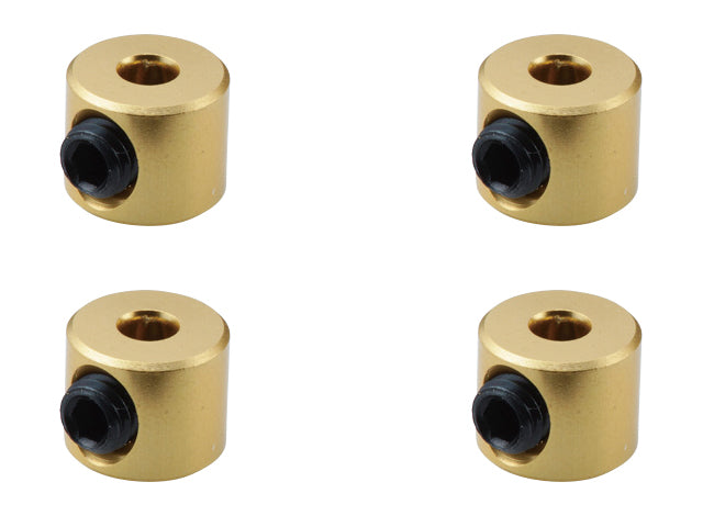 SGE-17G 2mm Aluminum Linkage Stopper Gold 4pcs