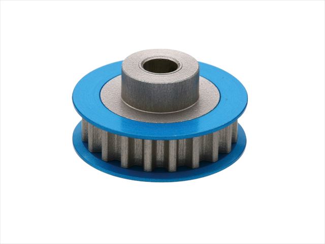 SGE-321 Aluminum Center pulley 21T (general purpose) blue