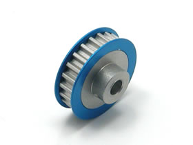SGE-323 Aluminum Center Pulley (Blue) 23T