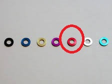 SGE-915R M3 Spacer 1.5mm Red