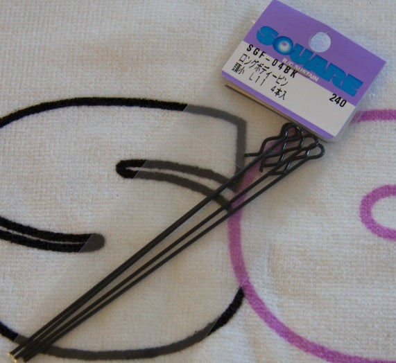 SGF-04BK Bodypins Long Black 110mm