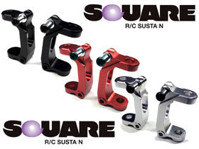 SGW-35S Aluminum Front Hub Carrier Silver Tamiya GF-01