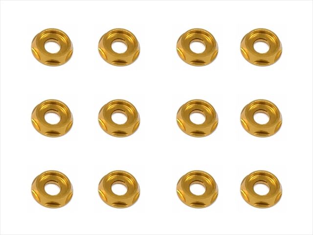 SGX-115G 10pcs Aluminum M3 dish washer for cap screw(gold)