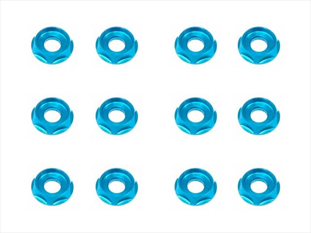 SGX-115TB 10pcs Aluminum M3 dish washer for cap screw(Light blue