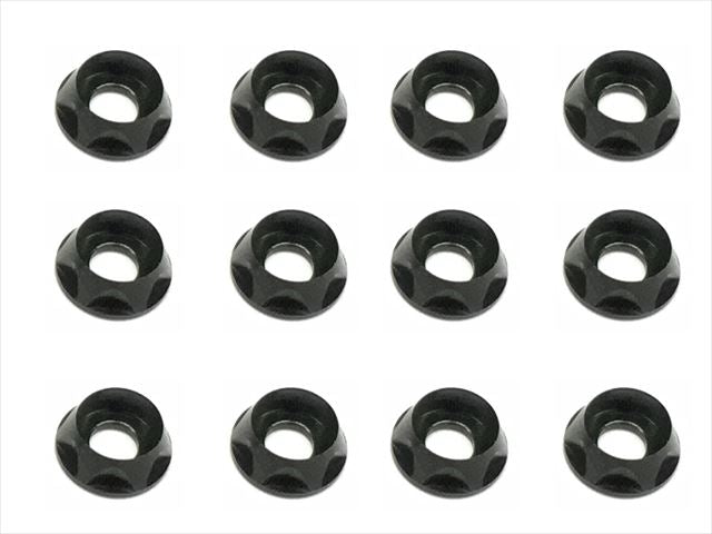 SGX-116BK 10pcs Aluminum M4 dish washer for cap screw(black)