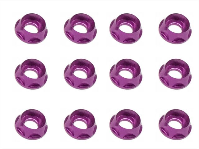 SGX-116P 10pcs Aluminum M4 dish washer for cap screw(purple)