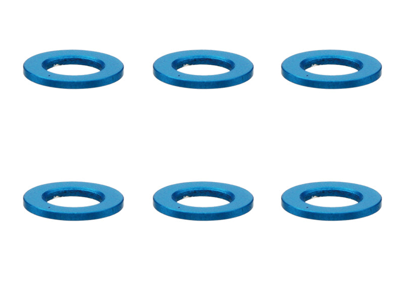 SGX-905TB Aluminum M3 washer 0.5t (TAMIYA Blue)
