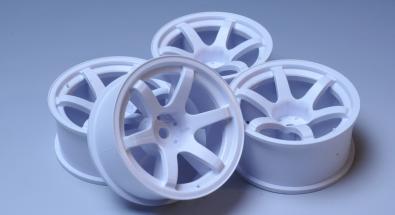 White GramLights 57D Wheels 8mm offset