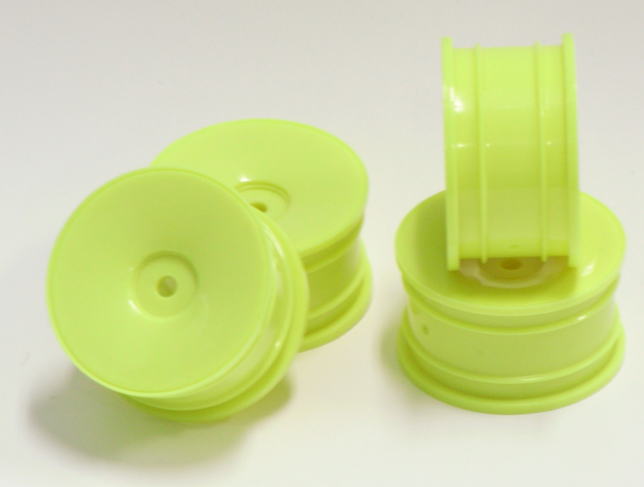 SPA-138 Mini Dish Wheels Yellow 4pcs