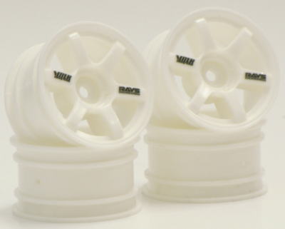 SPA-186 Mini VOLK Racing TE37 White Offset 2mm 4pcs