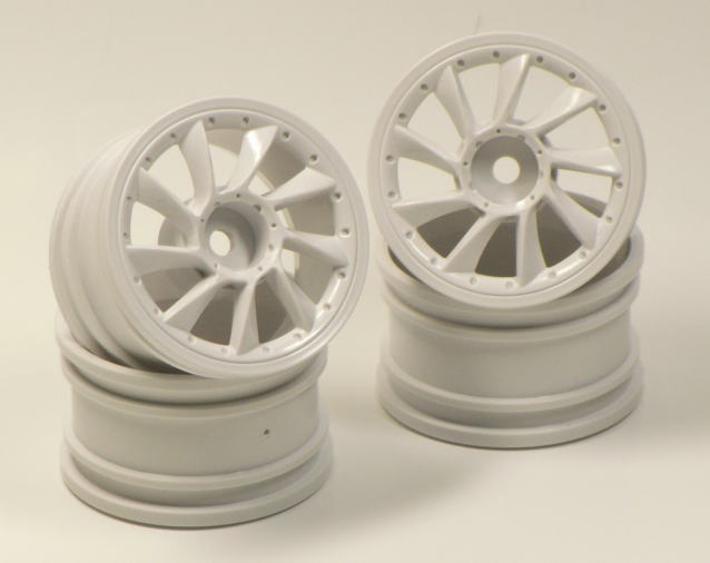 SPA-261 mini L Type White Wheel Offset 0 (4 pieces)