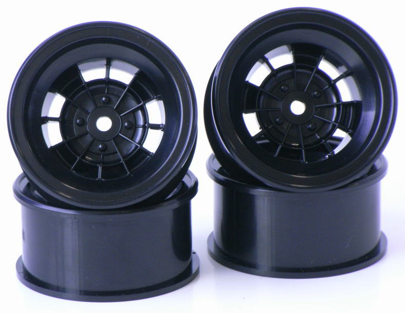 SPA-774 TS Type Wheel 12mm Offset Black 4pcs