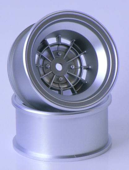 SPA-776 TS Type Wheel Matte Silver 12mm Offset (2 piece)