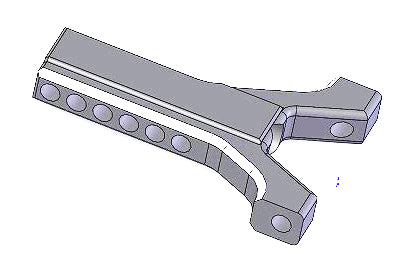 SPDP-102BL Spy Arm for Yokomo Drift Package Blue 2.5mm