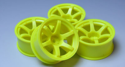 SPA-070 GramLights 57D Wheel Off Set 8 Yellow (4pcs)