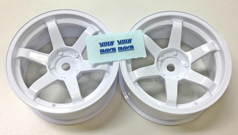 SPKV-001 VOLK Racing TE37 White 5mm Offset 2pcs