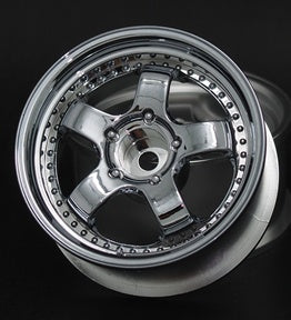 SPWM-007 WORK MEISTER S1 3PIECE 5mm Offset Chrome Silver