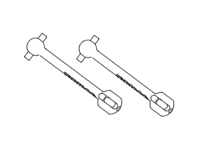 STD-535R TT-01 Universal Dogbone steel(35mm)