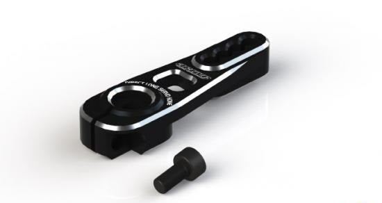 STR172BL Direct Aluminum Long Servo Horn (For FUTABA) Black
