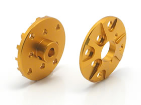 SVD-16G TA05-VDF Spur Gear Holder Aluminum Gold