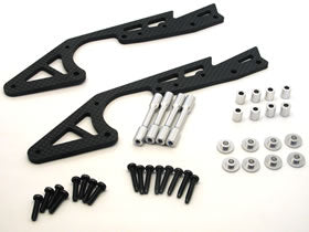 SWR-10R Carbon Sub-Chassis (Long Stretch Spec) Red