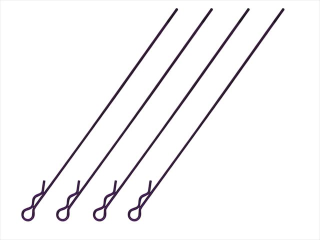 SGF-04P Body Hook Pin Long L110 mm (small head) 4 pcs. purple