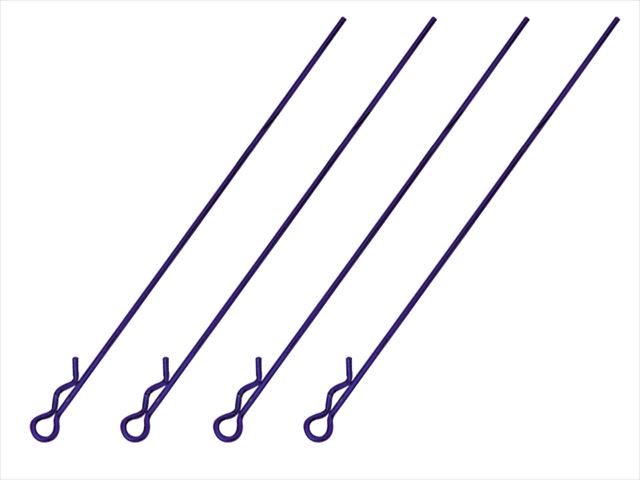 SGF-03P Body Hook Pin Long L95 mm 4 pcs. purple