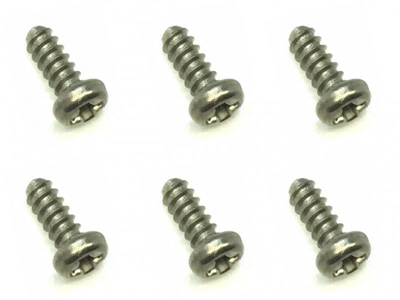 NGP-205 2×5 Titanium pan tapping screw (6 pcs.) Small head