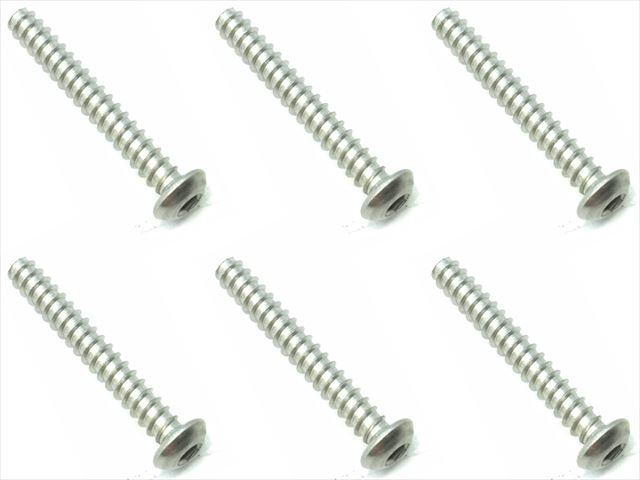 NTP-322 3X22 Titanium hex button tapping screw (6 pcs.)