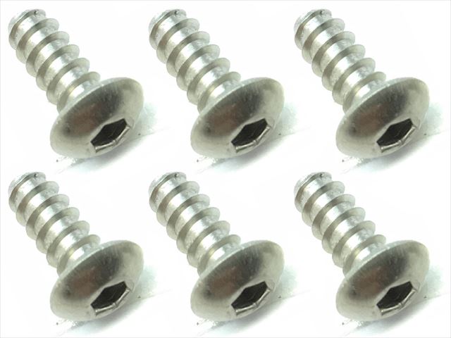 NTP-410 4X10 Titanium hex button tapping screw (6 pcs.)