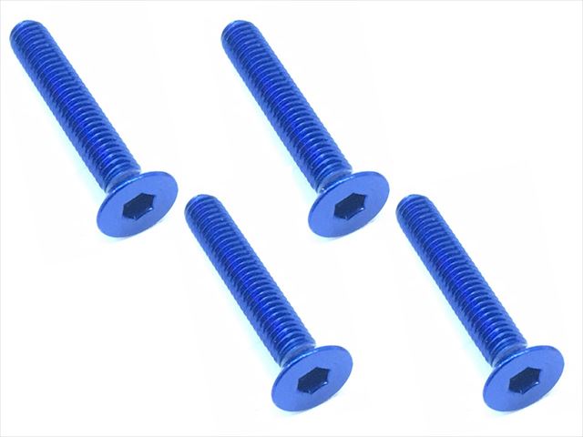 SAR-318BY 3x18 70-75 Jura Hex Dish Screw (Dark Blue / 4pcs)
