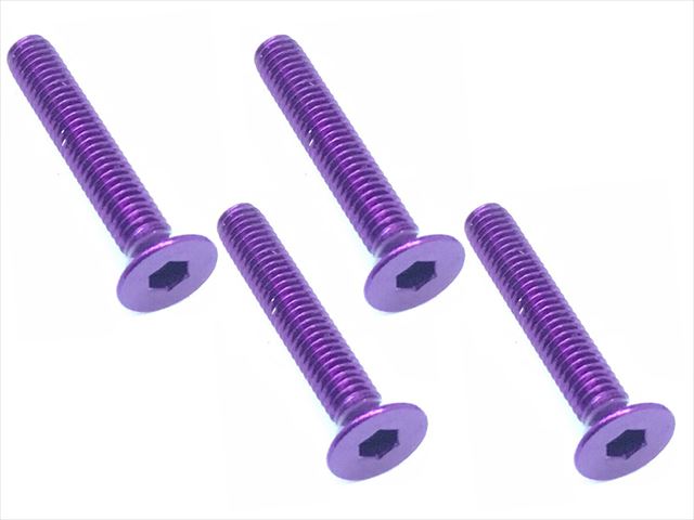 SAR-318P 3x18 70-75 Jura Hex Dish Screw (Purple / 4pcs)