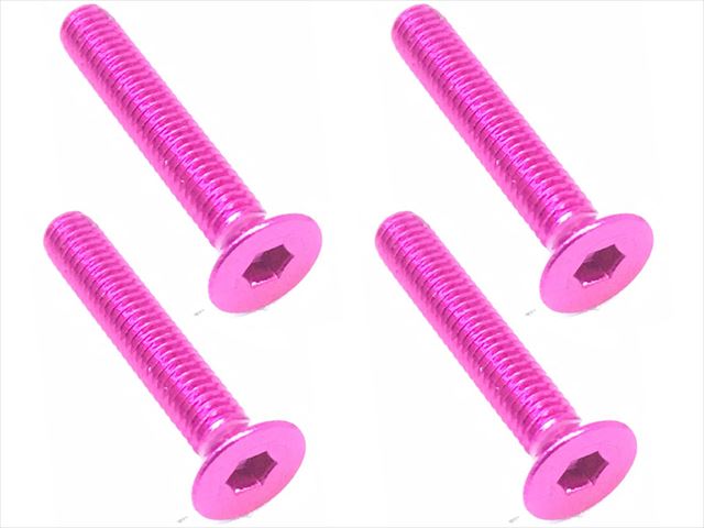 SAR-318PK 3x18 70-75 Jura Hex Dish Screw (Pink / 4pcs)