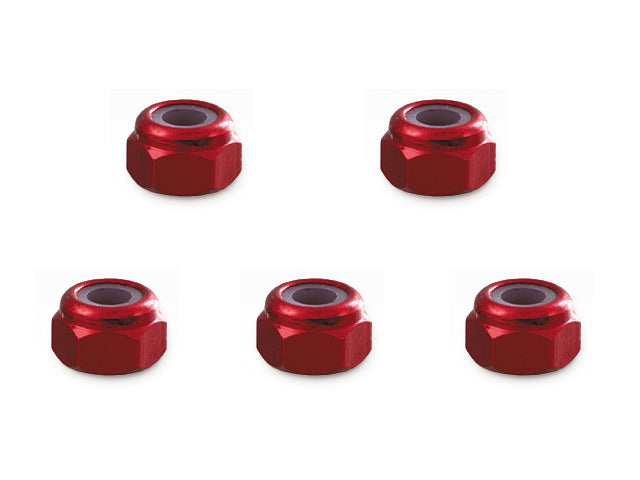 SGX-03R 3㎜ aluminum nylon nut red