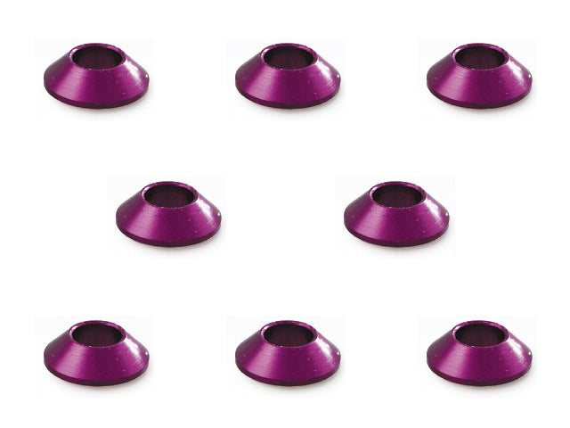 SGE-108P 6 Aluminum M3 taper Collars (purple)