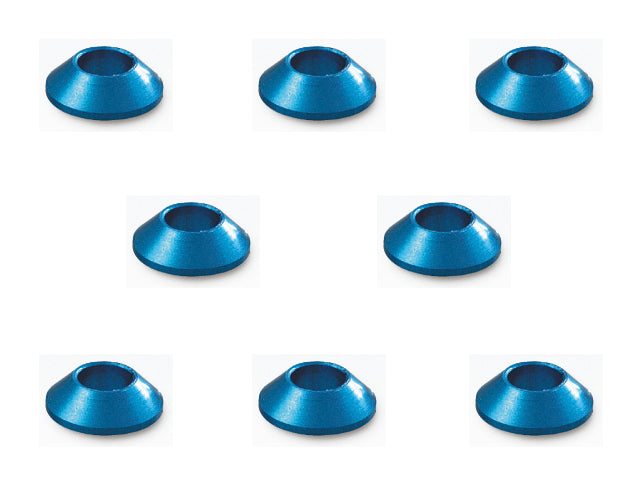SGE-108TB 6 Aluminum M3 taper Collars (TAMIYA Blue)