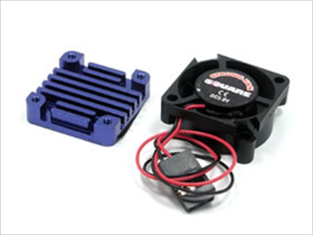 SGE-31FBY Heat sink set for strong fan 25&ESC (Dark Blue)