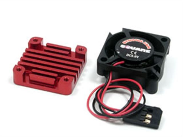SGE-31FR Heat sink set for strong fan 25&ESC (red)