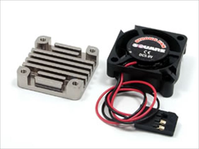 SGE-31FS Heat sink set for strong fan 25&ESC (silver)