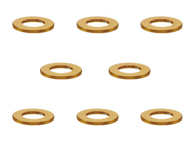 SGE-905G Aluminum M3 Collar 0.5t (gold)8 pcs.