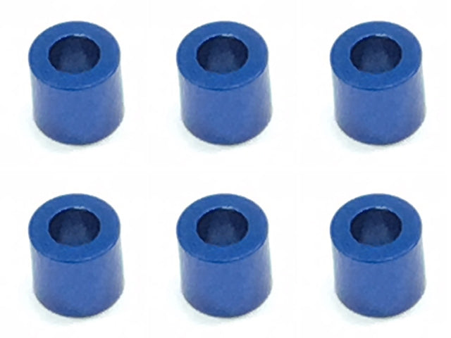 SGE-950BY  Aluminum M3 Collar 5.0t (YOKOMO Blue)6 pcs.