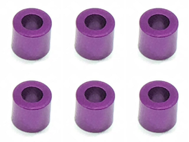 SGE-950P Aluminum M3 Collar 5.0t (purple)6 pcs.