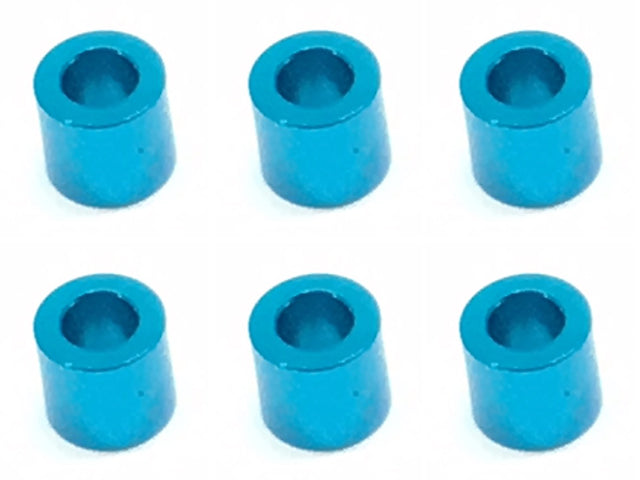 SGE-950T  Aluminum M3 Collar 5.0t (TAMIYA Blue)6 pcs.