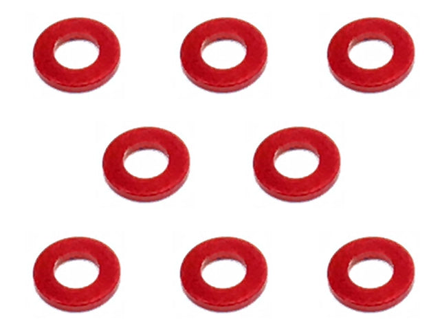 SGE-975R  Aluminum M3 Collar 0.75t (red)8 pcs.