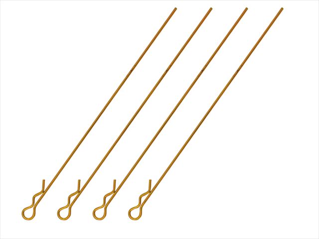 SGF-04G Body Hook Pin Long L110 mm (small head) 4 pcs. gold
