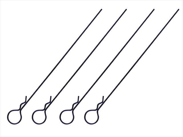 SGF-05B Body Hook Pin Long L110 mm (head large) 4 pcs.Dark Blue